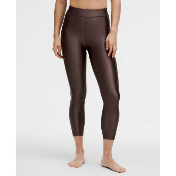 (6) NWT $118 Lululemon Satin Shine High-Rise Tight 25" Espresso - Picture 2 of 6